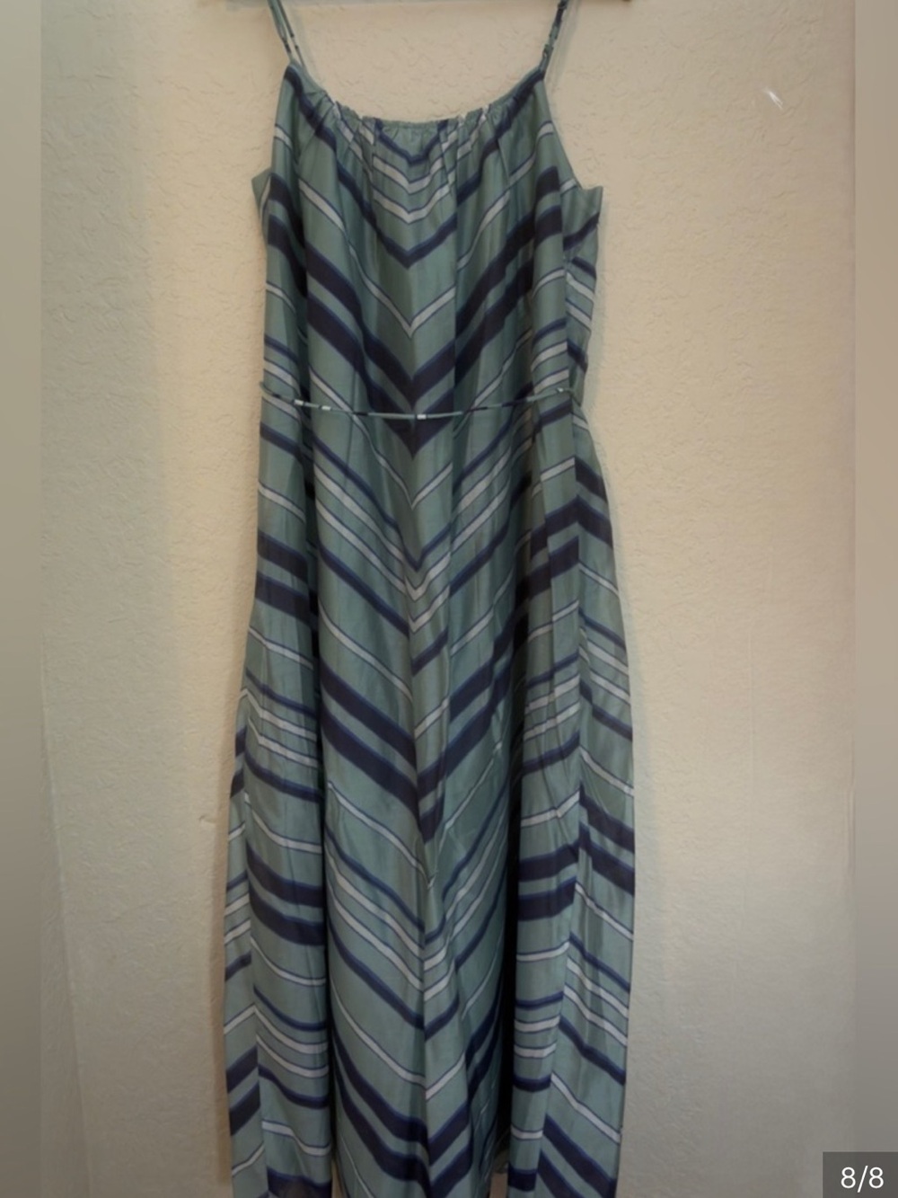 NWT BANANA REPUBLIC Tie-Waist Organza Maxi Dress - Picture 8 of 8